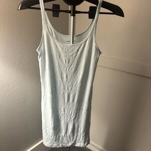 Halogen Light Blue Scoop Neck Tank Top